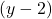 (y - 2)